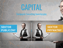 Tablet Screenshot of capital-eci.com